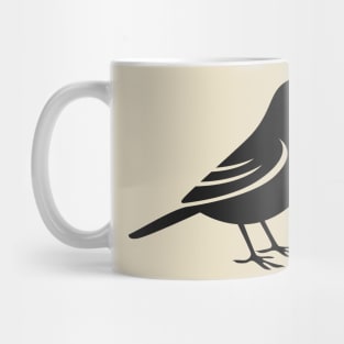 Black canary bird Mug